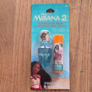 Disney Moana 2 Lip Balm and Nail Polish Set